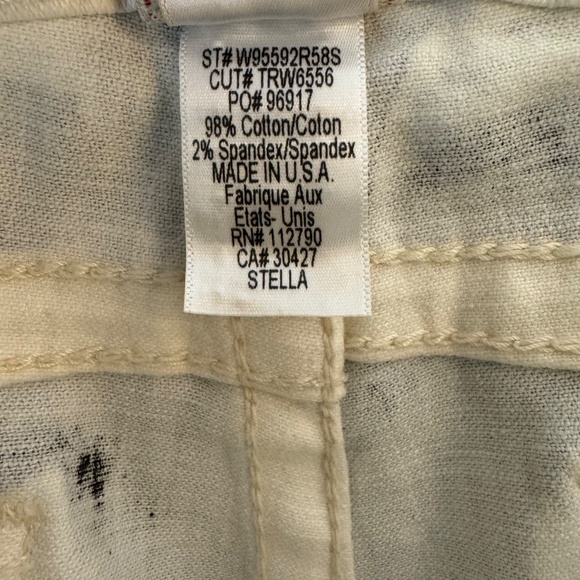 True Religion Black w/ White Polka Dot Stella Jeans Sz 27 - Like New! - Picture 5 of 5